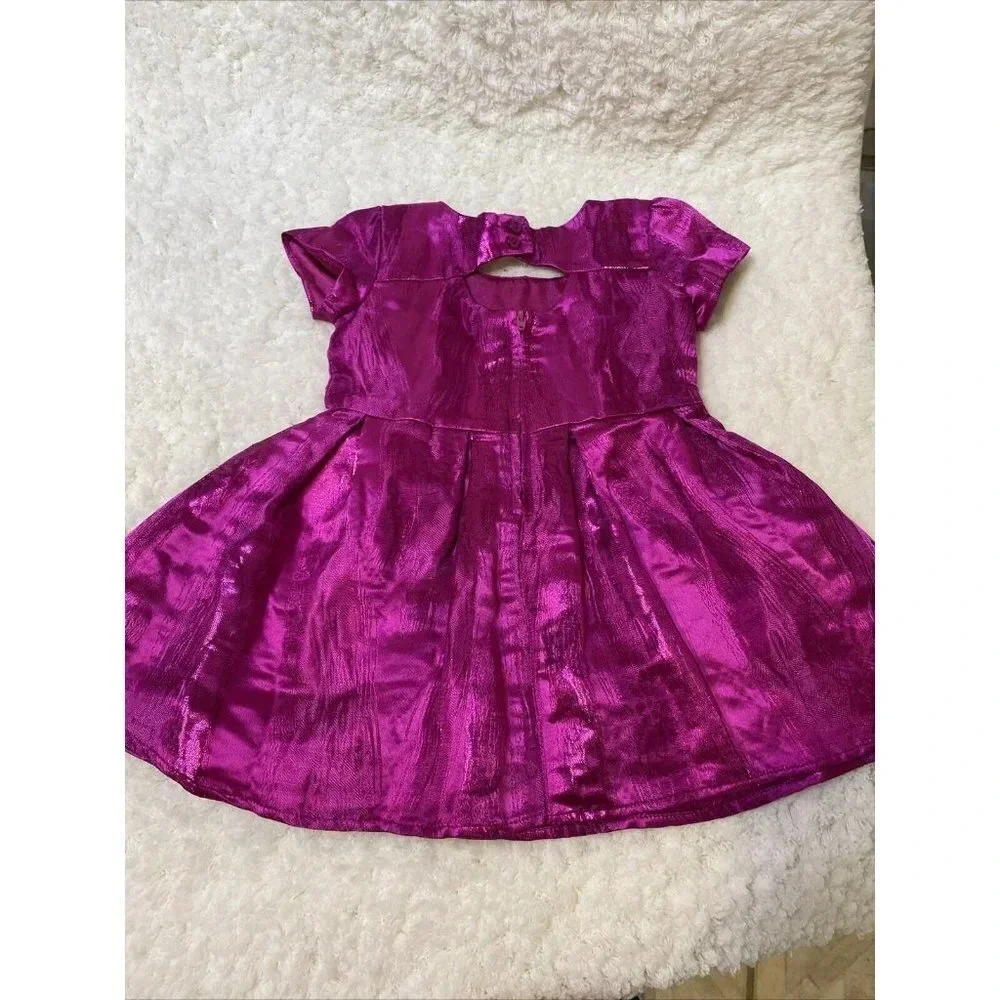 h  THE CHILDRENS PLACE dressy  pink dress 18-24